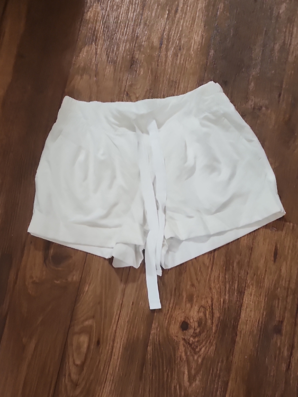 lululemon athletica White Drawstring Athletic Shorts